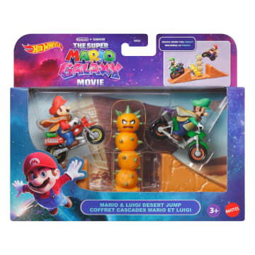 Hot Wheels Mario & Luigi Desert Jump | Mattel