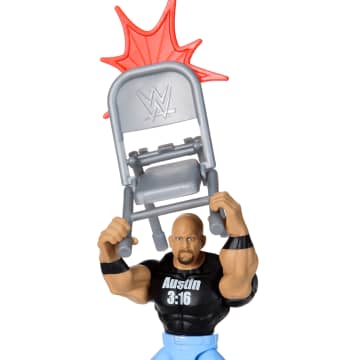 WWE Action Figure Knuckle Crunchers “Stone Cold” Steve Austin With Battle Accessory - Imagen 3 de 3