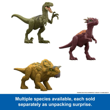 Jurassic World Dino Reveal Dinosaur Toys, Warm Water Uncovers Full Decoration, Unpack & Color Change - Imagen 4 de 6