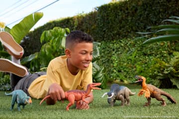 Jurassic World Dinosaurio de Juguete Rebirth Rugido Salvaje Euoplocephalus - Imagen 2 de 6