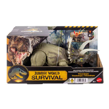 JURASSIC WORLD WILD ROAR Triceratops | Mattel