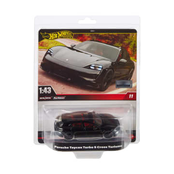 Hot Wheels Collector Vehículo de Colección Auto Premium Escala 1:43 Porsche Taycan Turbo S Cross Turismo