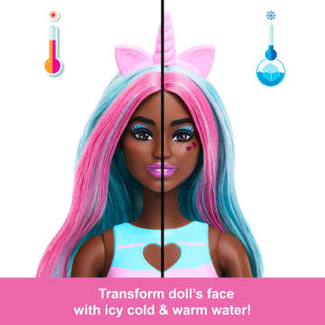 Barbie Pop Reveal Shakes Series Doll & Accessories Set, Scented Sweet Unicorn Fashion Doll - Imagem 5 de 6