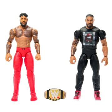 WWE Main Event Championship Showdown Roman Reigns vs Jey Uso 2-Pack Figures & Accessory - Image 2 of 6