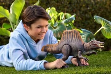 Jurassic World Dinossauro de Brinquedo Rebirth Spinosaurus - Imagem 2 de 6