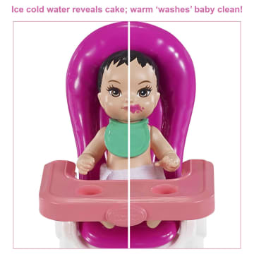 Barbie Skipper Babysitters Inc. Birthday Feeding Playset With Doll, Color-Change Baby & Accessories - Image 3 of 6