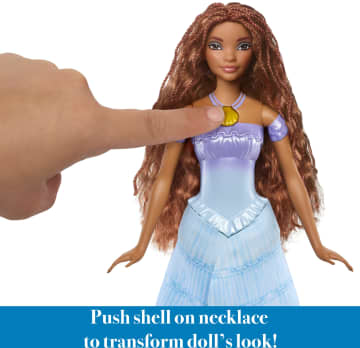 Disney The Little Mermaid Transforming Ariel Fashion Doll, Switch From Human To Mermaid