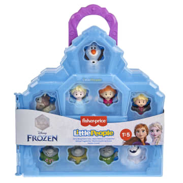 Disney Frozen Carry Along Castle Case Playset With 9 Fisher-Price Little People Figures - Imagen 6 de 6