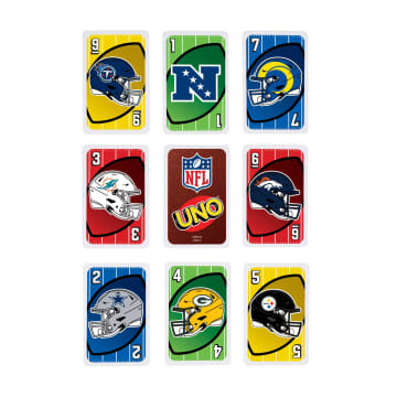 UNO NFL Card Game For Kids, Adults And Family Night, Features All 32 NFL Teams - Image 4 of 6