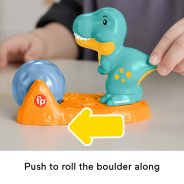 Fisher-Price Little People Friendly Dinosaur Figure Pack Toddler Toy, 4 Pieces - Image 3 of 6