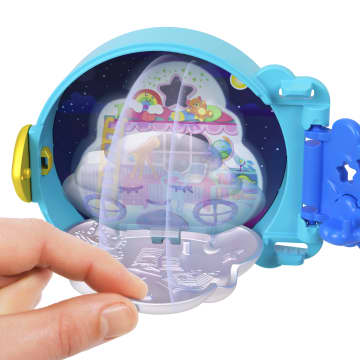 Polly Pocket Pocket On The Go Fun Collection Of Mini Playsets With 1 Doll, Moving Features & Clip
