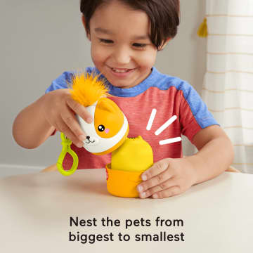 Fisher-Price FP Pets On-The-Go Nesting Pets Stacking Toy For Preschool Kids, 4 Pieces - Imagen 2 de 5
