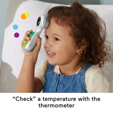 Fisher-Price Medical Kit 7-Piece Doctor Toys Preschool Pretend Play Set For Ages 3+ Years - Image 3 of 6