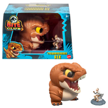 Jurassic World Dinosaurio de Juguete T.Rex Bite Club Coleccionable