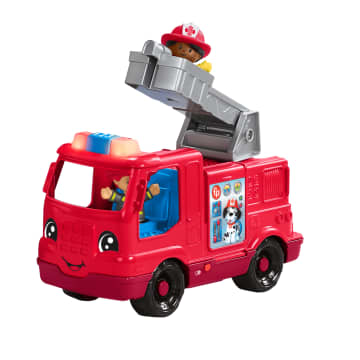 Fisher-Price  Little People  Camion de Pompiers, Musical, Multilingue - Image 4 of 6