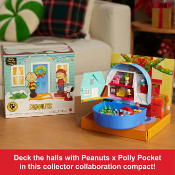 Polly Pocket Micro Dolls And Playset, Collector Peanuts Compact With 7 Accessories - Image 3 of 4