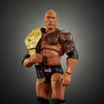 WWE Ultimate Edition The Rock Action Figure & Accessories Set, 6-Inch Collectible