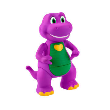 Figurine Jouet Barney Mains en Cur Le Monde de Barney de Fisher-Price Avec Musique et Lumières Pour enfants - Image 6 of 6