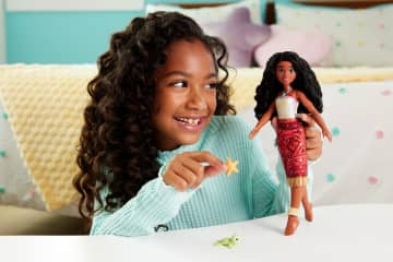 Disney Moana 2 Toys, Swimming Tautai Moana Fashion Doll | Mattel