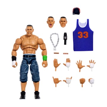 WWE Ultimate Edition John Cena Action Figure & Accessories Set, 6-Inch Collectible Superstar