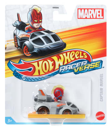 Hot Wheels RacerVerse Veículo de Brinquedo Capitão Marvel no Jato - Image 6 of 6