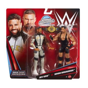 WWE Main Event Showdown Jey Uso vs Bron Breakker 2-Pack | Mattel
