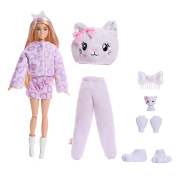barbie fashionistas cat dress Pink Checkered Barbie Dress with Pink Bow for Cats and Dogs M (6-8lb) main image 1