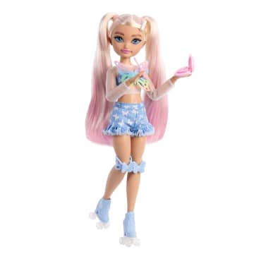 Barbie  Équipe de Rêve  Poupée  Barbie Malibu Patins à Roulettes - Imagen 3 de 6