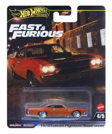 Hot Wheels Premium Fast & Furious Cars 70 Plymouth Roadrunner | Mattel
