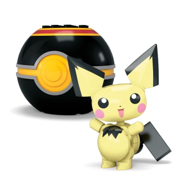 MEGA Pokémon Jogo de Construção Pokébola Charmander & Pichu - Image 5 of 5