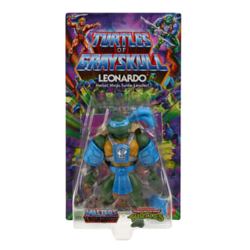 Masters of the Universe Turtles of Grayskull Figura de Acción Leonardo de 5.5