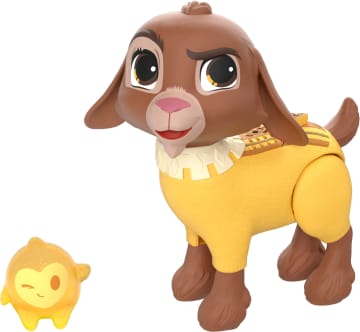Disney Wish Talking Valentino & Star Set, Toy Goat Speaks 10+ Sounds & English Phrases