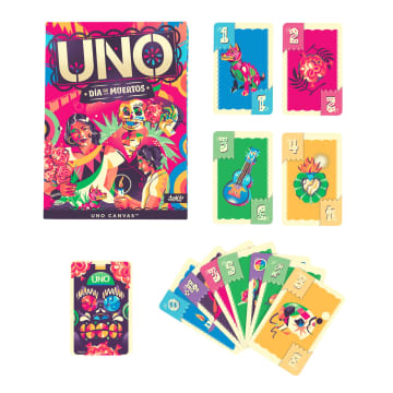 UNO Canvas Dia De Muertos Game Deck