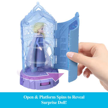 Disney Frozen Ice Castle Spin Surprise Playsets With Small Doll Spinning Reveal - Imagem 3 de 6