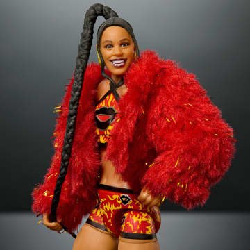 WWE Ultimate Edition Bianca Belair Action Figure & Accessories Set, 6-inch Collectible, 30 Articulation Points - Image 3 of 6