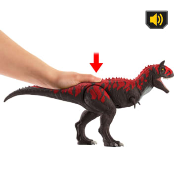 Figurine de Dinosaure Carnotaure Rugissement et Texture Réaliste de Jurassic World