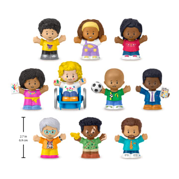 Fisher-Price Little People Classroom Figures 10-Piece Set For Toddler & Preschool Pretend Play - Imagem 3 de 4