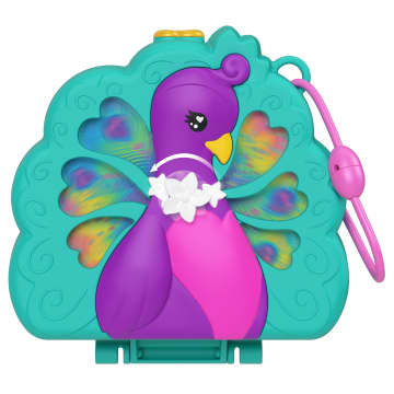 Polly Pocket Set de Juego Compacto Mundo Sorpresa Pavorreal