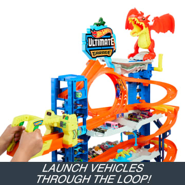 Hot Wheels City Ultimate Garage Playset With 2 Die-Cast Cars, Toy Storage For 50+ Cars