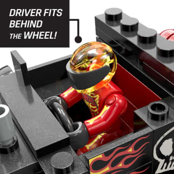 MEGA Hot Wheels Bone Shaker Crush Course Monster Truck Building Set (151 Pcs) - Image 5 of 6