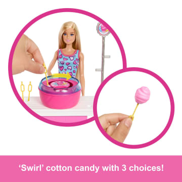 Barbie Mysteries: Beach Detectives Barbie “Malibu” Doll, Cotton Candy Game Playset & Accessories - Image 3 of 6