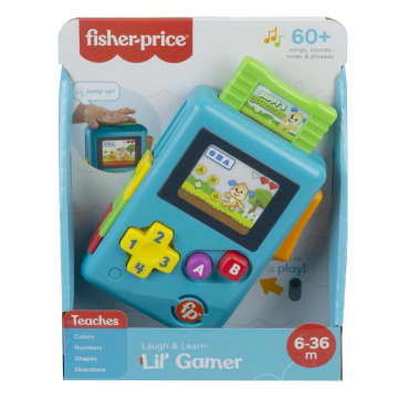 Fisher-Price Laugh & Learn Lil’ Gamer Pretend Video Game Learning Toy For infants & Toddlers - Image 6 of 6