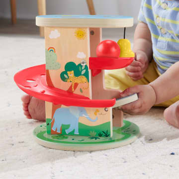 Fisher-Price  Circuit Cabane à Balle en Bois, 2Éléments en Bois - Imagem 3 de 6