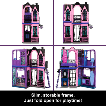 Monster High Boo-Tique Hotel Doll House With Spooky Surprises in Every Room And 13+ Accessories