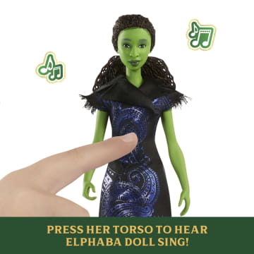 Universal Pictures’ Wicked: For Good Singing Elphaba Doll, Movie-Inspired Outfit, Sings “For Good"