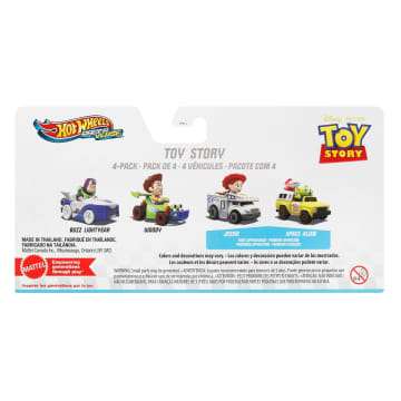 Hot Wheels Racerverse, Set Of 4 Die-Cast Hot Wheels Cars With Pop Culture Characters As Drivers - Imagen 3 de 3