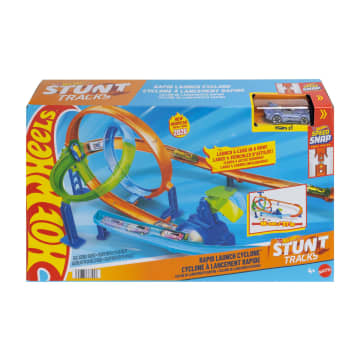 Hot Wheels Stunt Tracks Rapid Launch Cyclone | Mattel