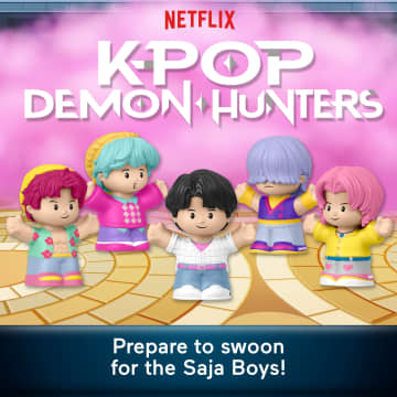 Fisher Price Little People Collector Kpop Demon Hunters Saja Boys
