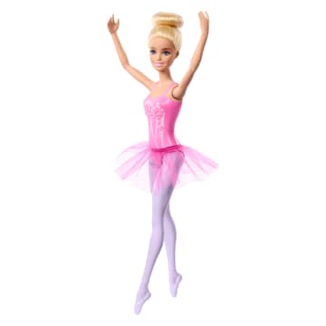 Barbie Ballerina Doll, Blonde Fashion Doll Wearing Purple Removable Tutu - Image 3 of 6