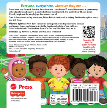 Fisher-Price Little People: Everyone, Everywhere Board Book For Infants & Preschoolers - Imagem 2 de 4